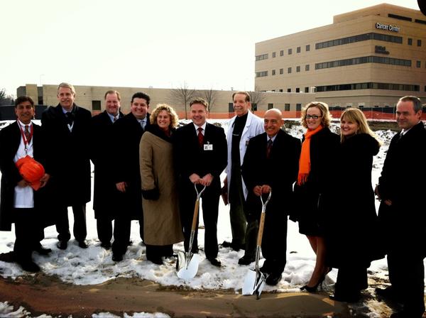 BeaumontHealth's tweet photo. Neuroscience, hospital and JLL leaders break ground on the new Neuroscience Center. http://t.co/n37Jw6N9