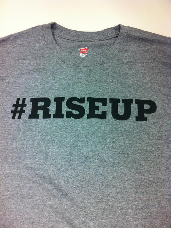 AtlantaFalcons's tweet photo. RT for a chance to win this #RiseUp t-shirt! http://t.co/IbFyqnnt