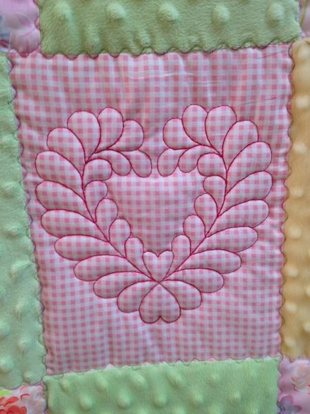 SERGE A LOT is Quilting in the hoop using the baby lock ellisimo !