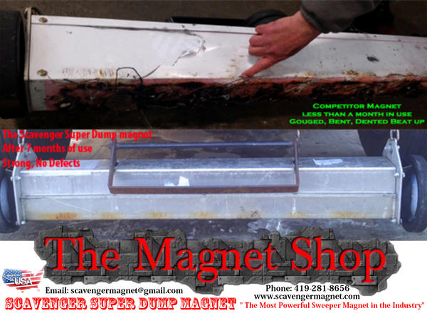 ScavengerMagnet's tweet photo. There's no comparison to our Scavenger Super Dump Magnet http://t.co/Xwjk3FzP