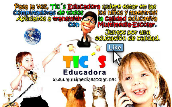 multimediaesc's tweet image. Visita el portal oficial de las TIC´S juegos, competencias y actividades a un clic y es gratuito. multimediaescolar.net