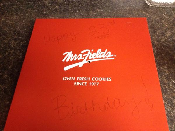 krissypea's tweet photo. Just my 23rd birthday...no big deal *shifty eyes* http://t.co/ywRxb5AS