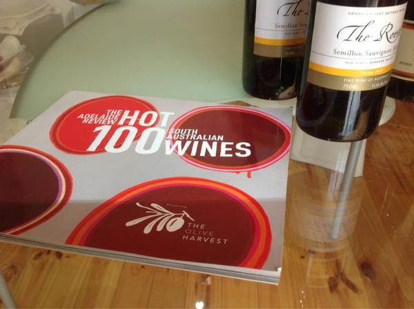 TravelSATours's tweet photo. "Research" - 100 Hot South Australian Wines 10/11. #WorkingHard or #HardlyWorking? http://t.co/fN67Hopj