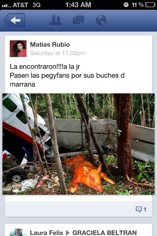 bella_daphne's tweet photo. @bella_daphne @univision @rauldemolina @aleespinozatv @elgordoylaflaca si. Miren que asco de foto en su pagina de face http://t.co/yOxIwEit