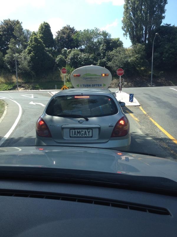 nzracingman's tweet photo. The best anti theft device I've ever seen on a car!!! http://t.co/kLw0q3yo