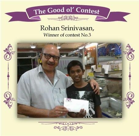 cornerhouseind's tweet photo. Good Ol' Contest 03 winner Rohan Srinivasan receives his prize from Mr. Narayan Rao. Congratulations Rohan! http://t.co/7ynLi0Hj