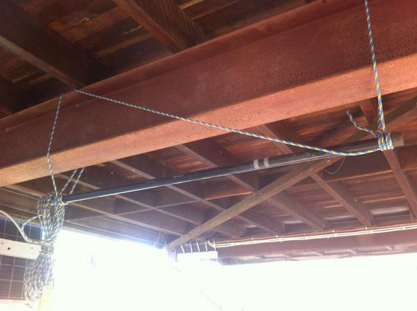 Joshua Robertson On Twitter I M So Ghetto Homemade Pull Up Bar