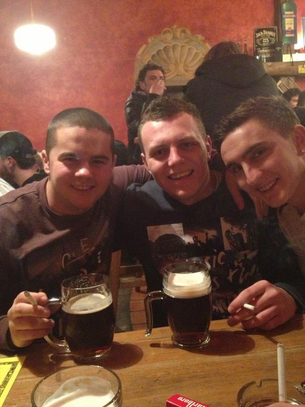 RyanJunce's tweet image. @CallumLDavies the boys in Prague #bigpints