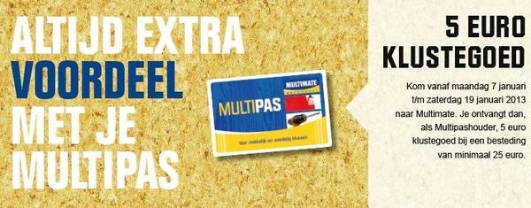 multimateaalten's tweet image. tot 20 januari:  € 5,- tegoedbon bij besteding van € 25,- dat is het mooie van Multimate!