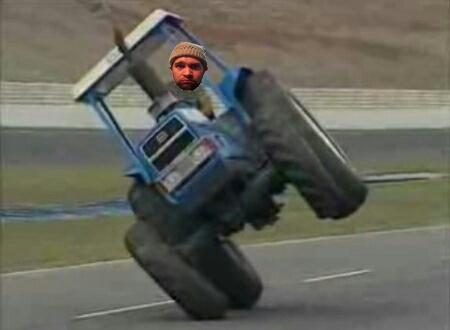 roberbade's tweet photo. @sergiocerrutti te adjunto una imagen de cómo sería con el tractor por la A-6 http://t.co/gRQhGeI7