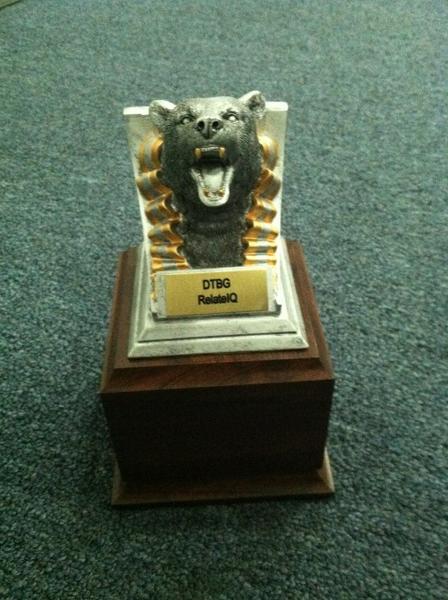 Feeling very statuesque.