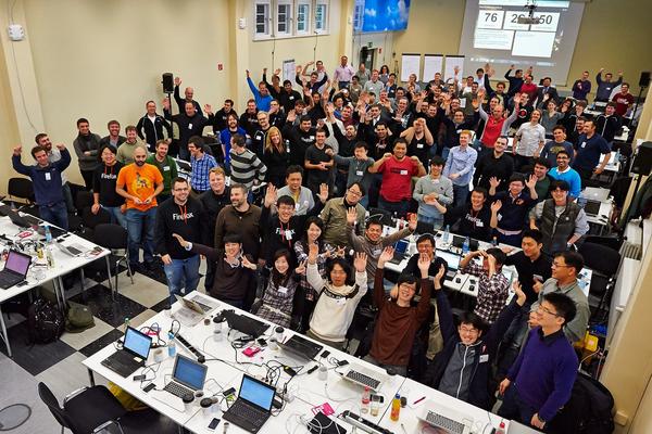 T_Labs's tweet photo. Looks like fun, but is hard work. #FirefoxOS #b2g #workweek #T_Labs #Berlin http://t.co/uBhJsacc