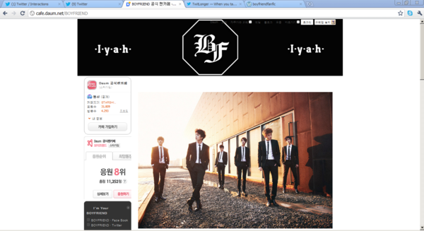 BoyfriendFanfic's tweet photo. Boyfriend New Fancafe Theme IYAH #BFIYAHComeback http://t.co/N4FjJBeN