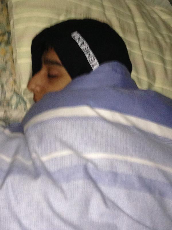 amirkingkhan's tweet photo. I can't wait for tomorrow when my kid cousin @hassan786khan wakes up and see's the pic I took of him sleeping haha. http://t.co/yhcM0GEY