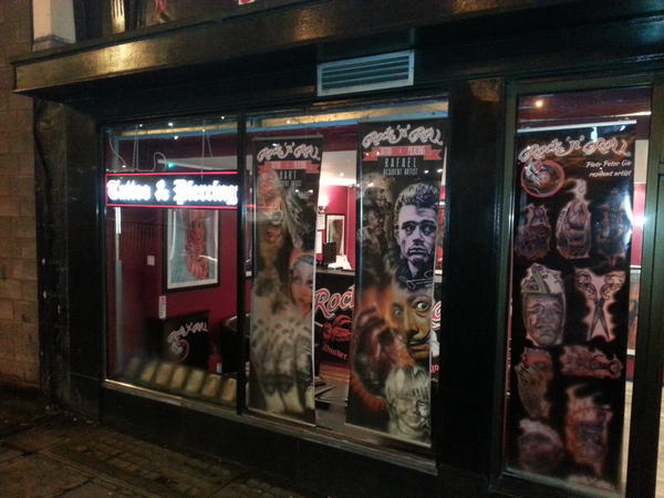 AndyMcCallum's tweet photo. Close up time again! #endoftheday #tattoo #timetosleep http://t.co/xW43tO7X