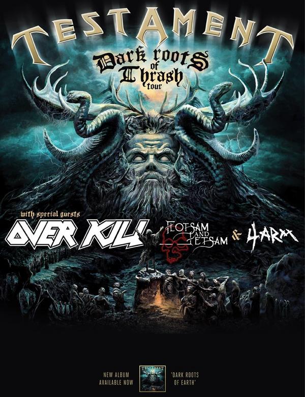 testament's tweet photo. @testamentband @testamentlegion USA tour begins on January 30th! Find the dates and tickets at http://t.co/8tVR1blA http://t.co/fW9BY9ni