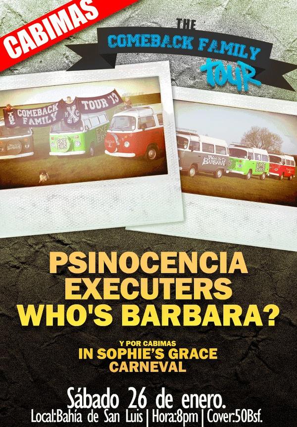 Carneval_'s tweet photo. CABIMAS 26/01/13 @Psinocencia @whosbarbara @Executers junto a @Carneval_ &amp; @InSophiesGrace http://t.co/zUoSKXuP Please RT.!!!19