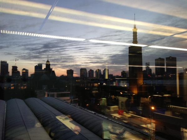 The view from our new office in Rotterdam.