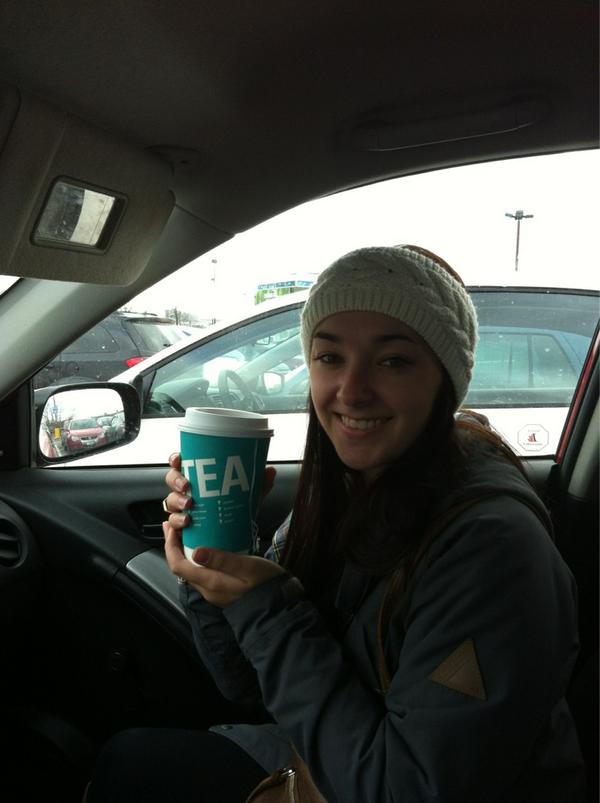 katmandys's tweet photo. BREAKING NEWS: @allisonfrank9 has decided to try tea.. Next step... BEER!!!!!! #staytuned http://t.co/7E6zVmYx