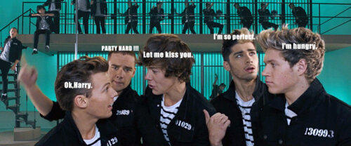 NomNomLirry's tweet photo. Larry + Party Liam + Vain Zayn + Hungry Niall = <3 http://t.co/8Z8KHija