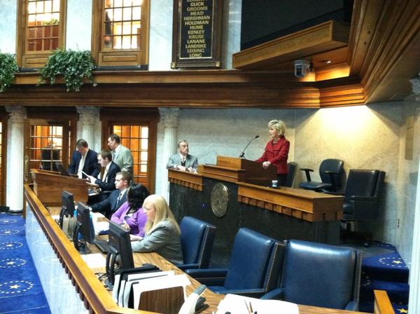 Presiding over the Senate for the final time. It's been an honor to oversee this body for the past eight years.