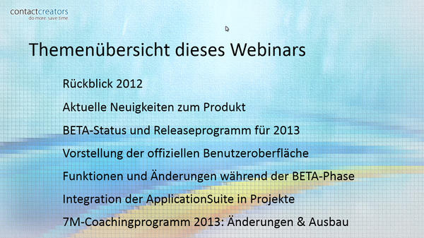 So Heute geht es offiziell 2013 weiter contactcreators.com/services/webin…