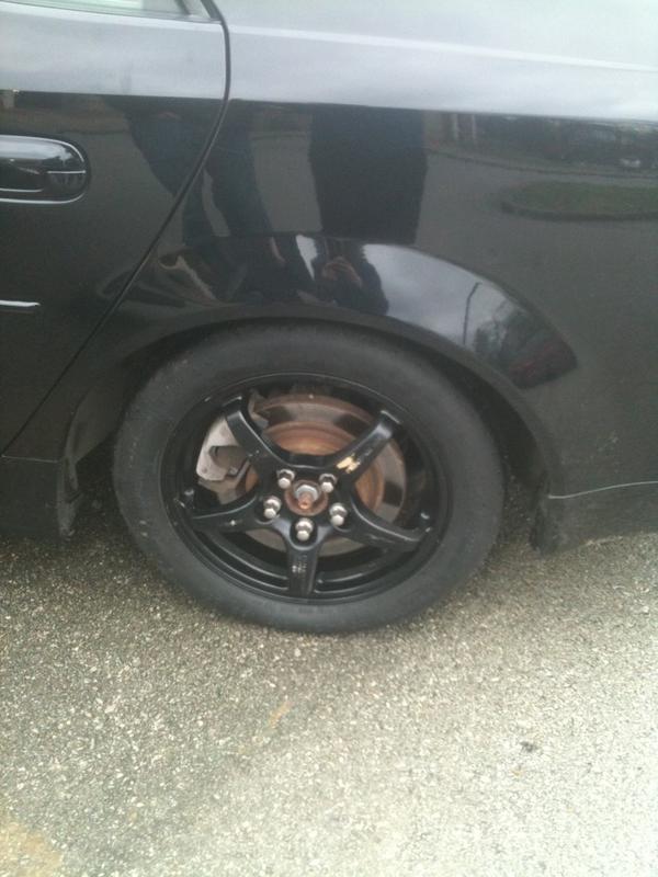 FRANKjared's tweet photo. Loving @chan_smith1 new rim and tire on his Caddy! 
#BlackedOut
#Blowout @JathanPowell
Just look at that awesome rust! http://t.co/tuwHEDAu