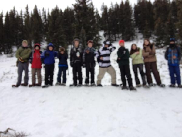 Kjohnsonstem's tweet image. Snowshoeing!