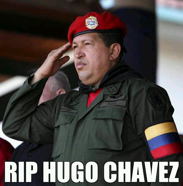 YourAnonCentral's tweet photo. No lo puedo creer. Hasta la victoria comandante. :'( #RIPHugoChavez #Venezuela http://t.co/MgVdAmJz