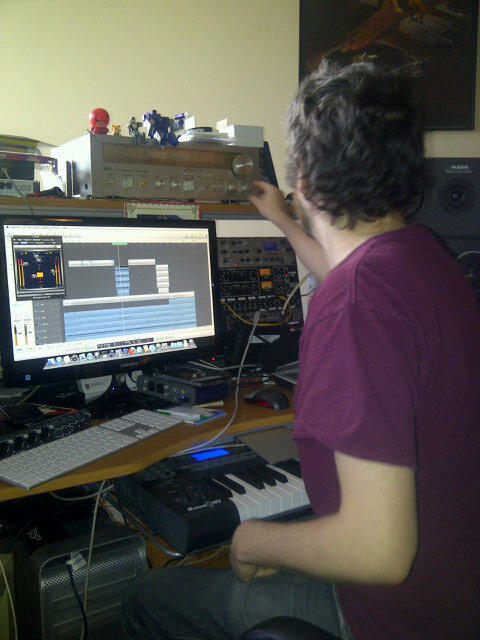 deathbytapioca's tweet image. In the studio w/ @freshkils mixing trax for #DifferentLight! Can't wait for y'all to hear this project!