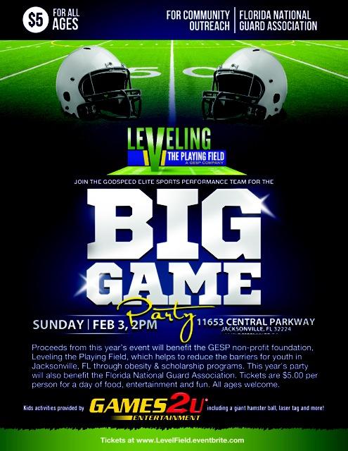 GESPLevelField's tweet image. Dont forget the big game party Feb 3rd @trainwithGESP