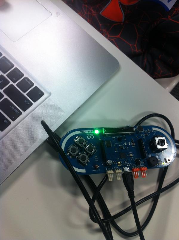 CoderDojoGVL's tweet image. Teaching kids some basic electronics programming @TheIronYard! Awesome.