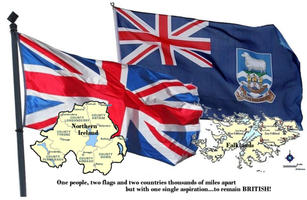 Justice_forum's tweet photo. Keeping the Union Flag flying thousands of miles apart. #Falklands #NIreland #SaveOurFlag #GoBritish http://t.co/dk6WdRou