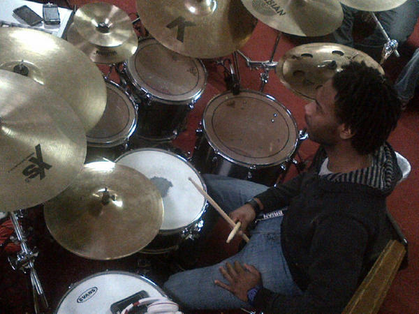 propheticpromo's tweet photo. @bjspann4409 on drums http://t.co/86a478hS