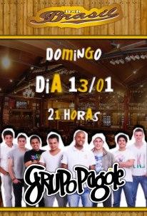 grupopagole's tweet photo. Vamo que vamo #GrupoPagole #BarBrasil #Domingo 13/01 http://t.co/QPXHCVh5