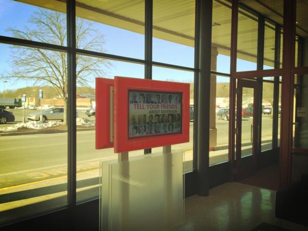 openeyeglobal's tweet photo. Not a bad way to end the week! 3 new #SovereignBank Branches live in Newtonville, MA, Waterbury, CT & Shrewsbury, MA. http://t.co/41uzh2sk