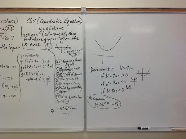 MrBriner's tweet image. #Math20-1 Chapter 4 Overview and Review Assignment