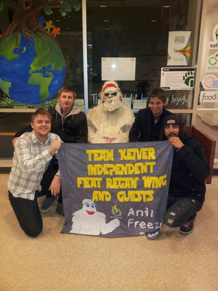 TeamKeiver's tweet photo. Team Keiver chilling with @uasuvpsl errrrrr I mean the yeti. @uasuAntiFreeze @uasuevents #antifreeze2013 http://t.co/ZhLuUqP6