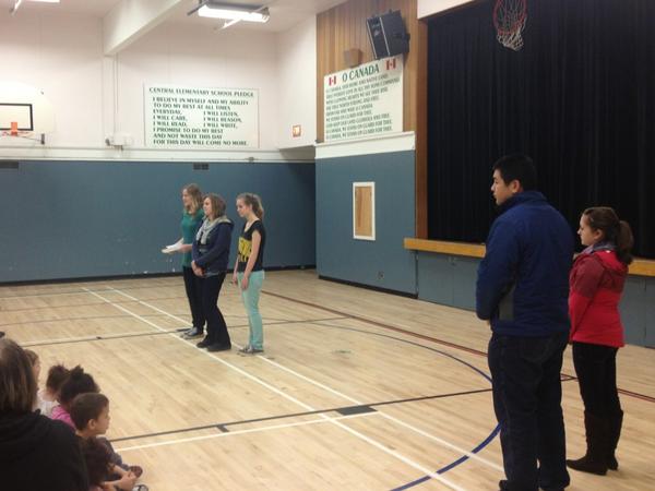 Thank you to the Interact Youth Committee who did a literacy drive for books in our school #sd33 #Chilliwack