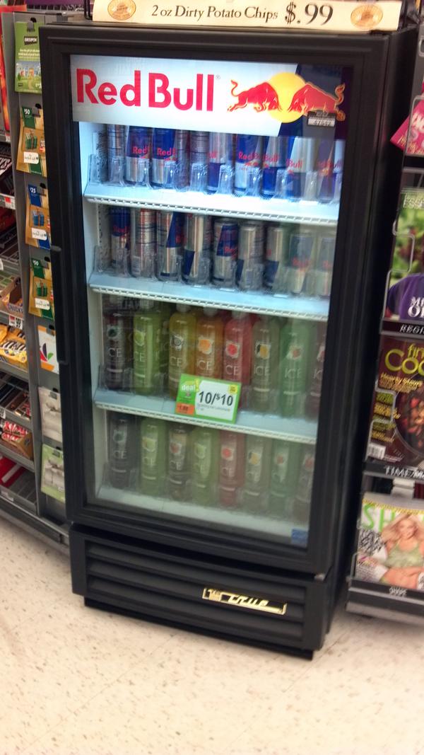 BigAppleICE's tweet photo. SPARKLING ICE  also available in Stop &amp; Shop, right in the Red Bull Cooler. !!!! http://t.co/81bOPYcB