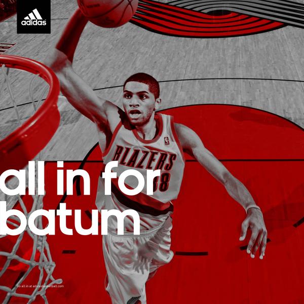 adidasHoops's tweet photo. In last nights win @pdxtrailblazers @nicolas88batum had 28pts, 7reb &amp; 5ast in the #adizero #CrazyLight2 #teamadidas http://t.co/NUOWko69