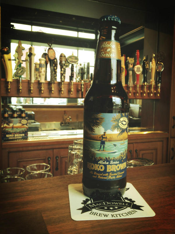 BrewKitchen's tweet photo. KOKO BROWN is back! A delicious ale brewed with toasted coconut by @KonaBrewingCo http://t.co/dtfLgZSB