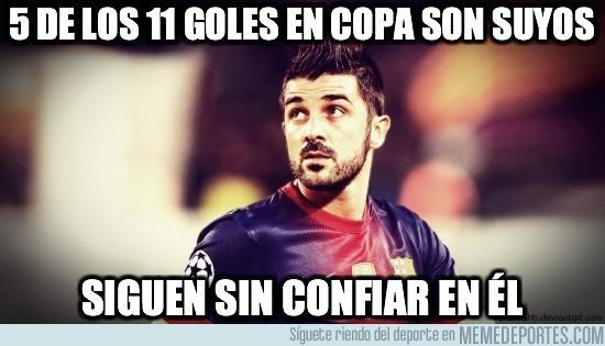 Villa_7Fans's tweet photo. 5 de los 11 goles de copa del barça son del #Crack @Guaje7Villa #SiempreConElGuaje http://t.co/oNa5S2Oi