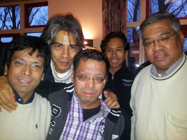 Met mijn lieve broers Ardjoena, Bo, Wisnoe en Kresna :)