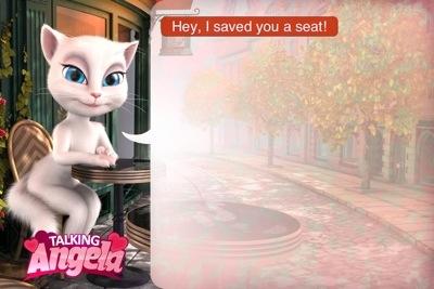 HowardFish2's tweet image. My chat with Angela 
Talking Angela app: o7n.co/Angela