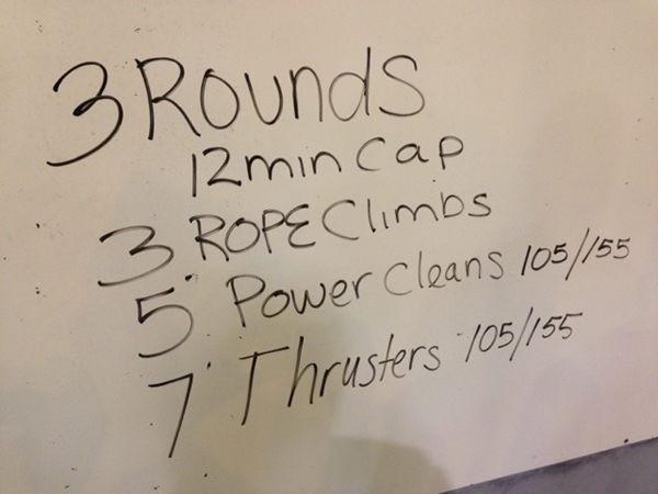 CFAgainHater's tweet photo. This is what CrossFit athletes call white board pleasures!!! #CrossFit #Problems #GLI http://t.co/BMN6QQd9