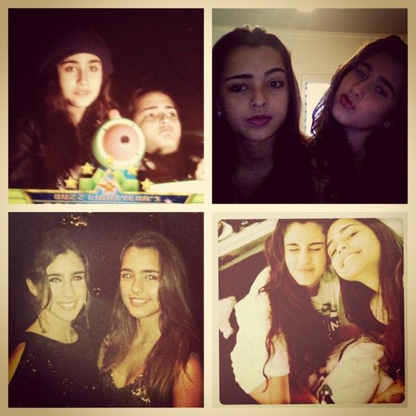 LaurenJauregui's tweet photo. Happy 17th Birthday to my sister!(: I LOVE YOU LUCIA VIVES! Have a good one kid❤🎉 @lucyvives http://t.co/wgRkbUaR