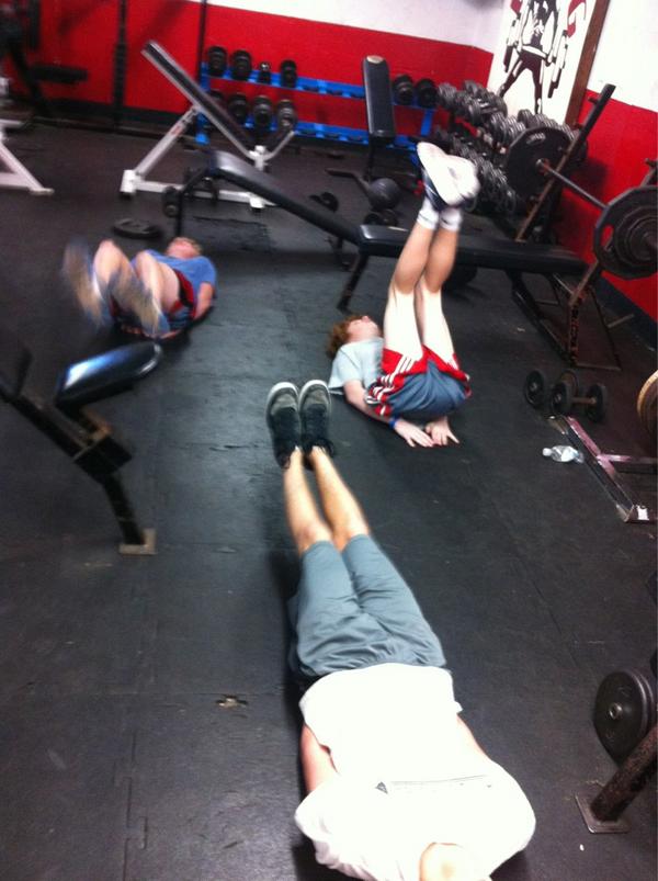 virtusfitness's tweet image. 120 team leg lifts, burn.  #strengthandspeed #virtus #youthbeast