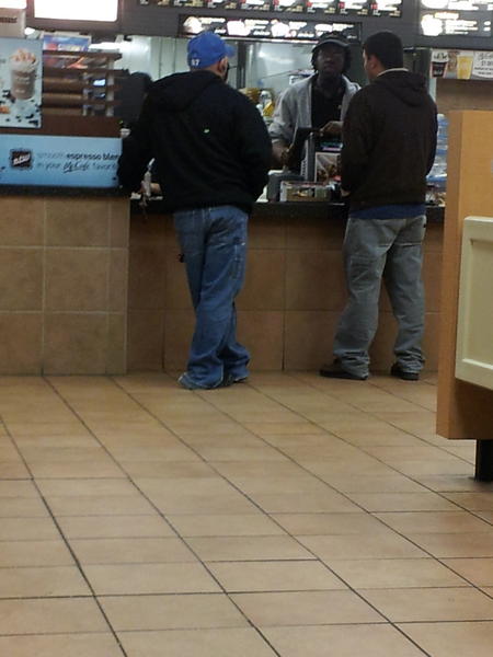 KT_weezy's tweet image. And this guy totally saw me take his picture. #awkward #notsneaky