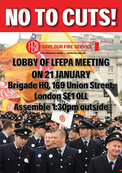 FBU Protest 21st January